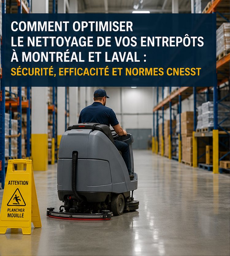 Comment optimiser le nettoyage de vos entrepôts à Montréal et Laval