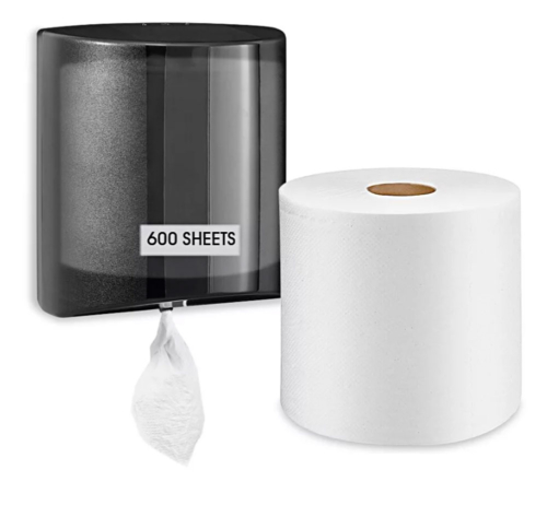 Compact towel dispenser unit - 600 sheets
